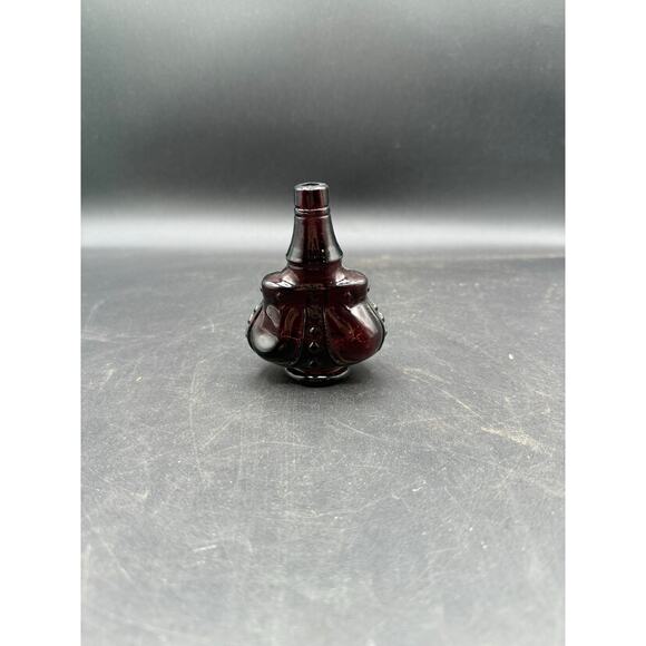 Vintage Wheaton amethyst purple Bottle 3 1/2 " - no stopper - Picture 3 of 10